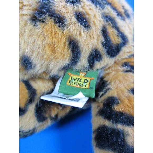 Wild Republic Laying Leopard Plush Toy Stuffed Animal 12" - Picture 4 of 8